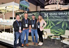 Mark Doherty, Greg Panella, Leigh Zalusky and Kristen Zalusky of Dual Draft. The company recently announced their partnership with Sweet Leaf Madison Capital, now providing customers access to direct financing.